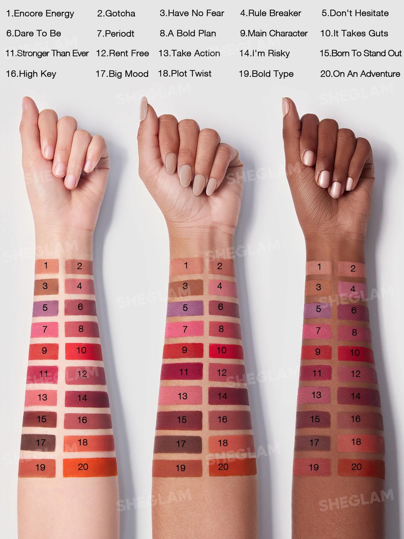 Помада Sheglam Dynamatte Boom Long-Lasting Matte Lipstick-Have No Fear