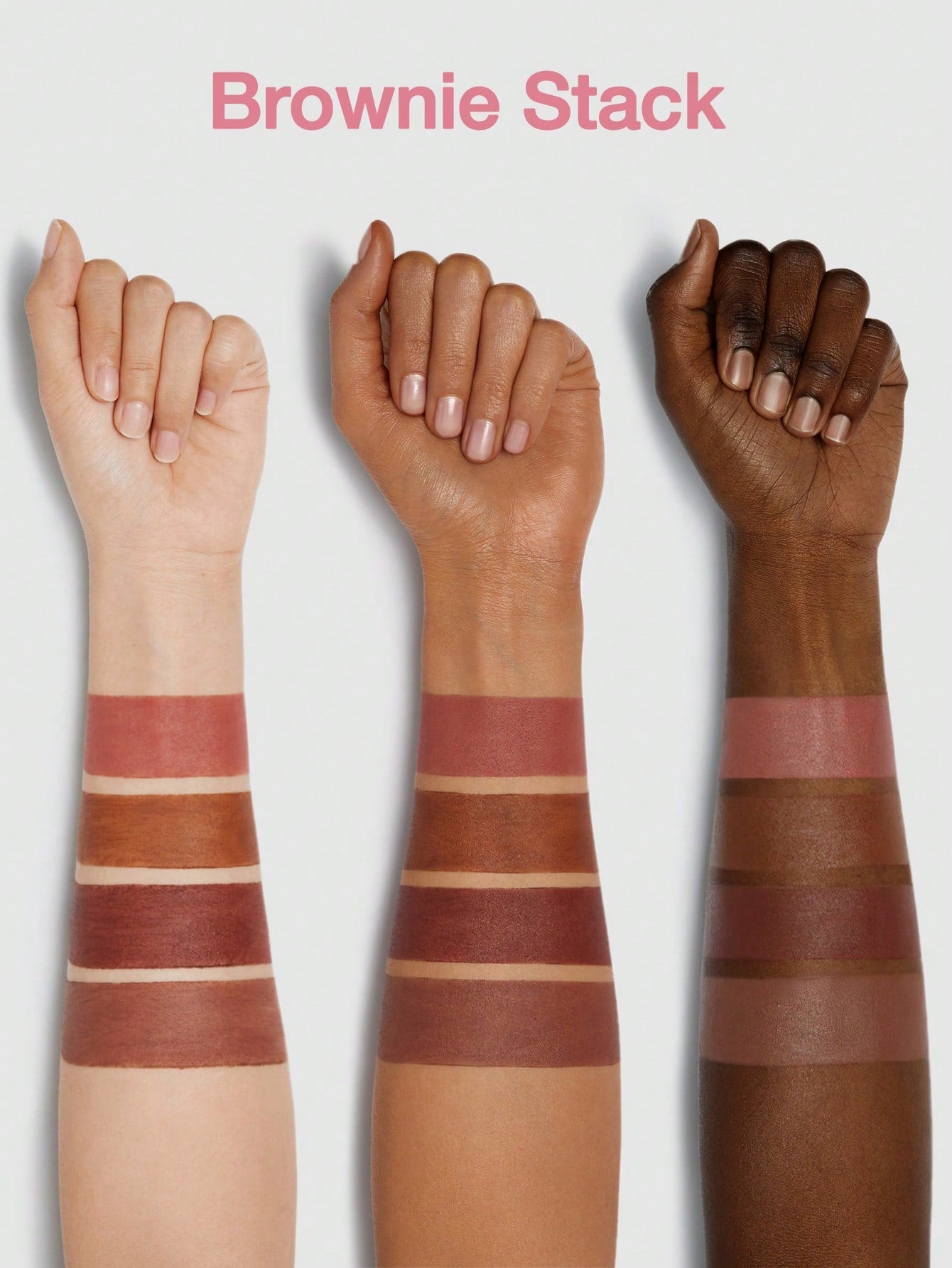 Помада для губ 4в1 Sheglam MEGA LIP STACKS-BROWN-BROWNIE STACK