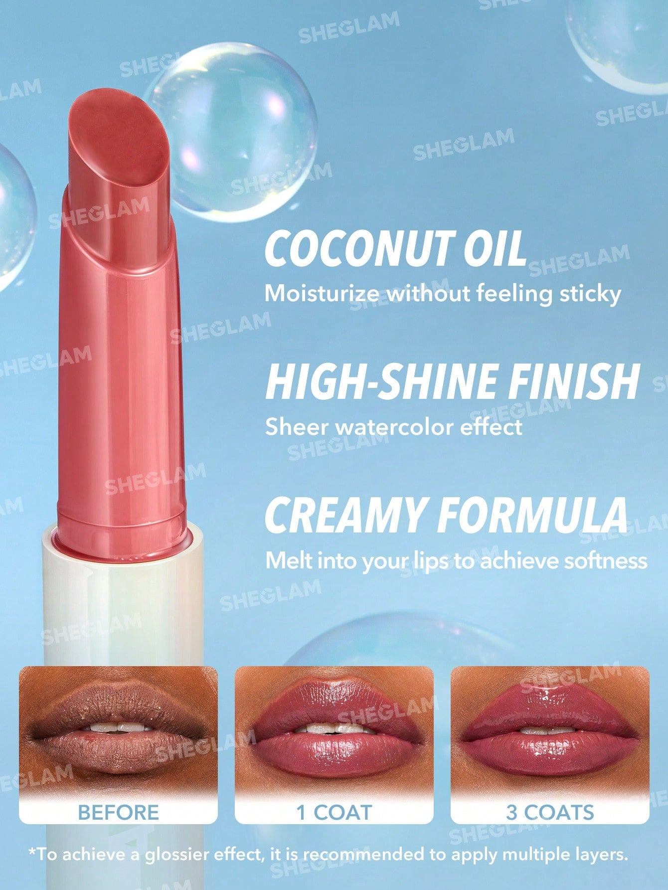 Блиск для губ POUT-PERFECT SHINE LIP PLUMPER-SPRING FEVER | SHEGLAM