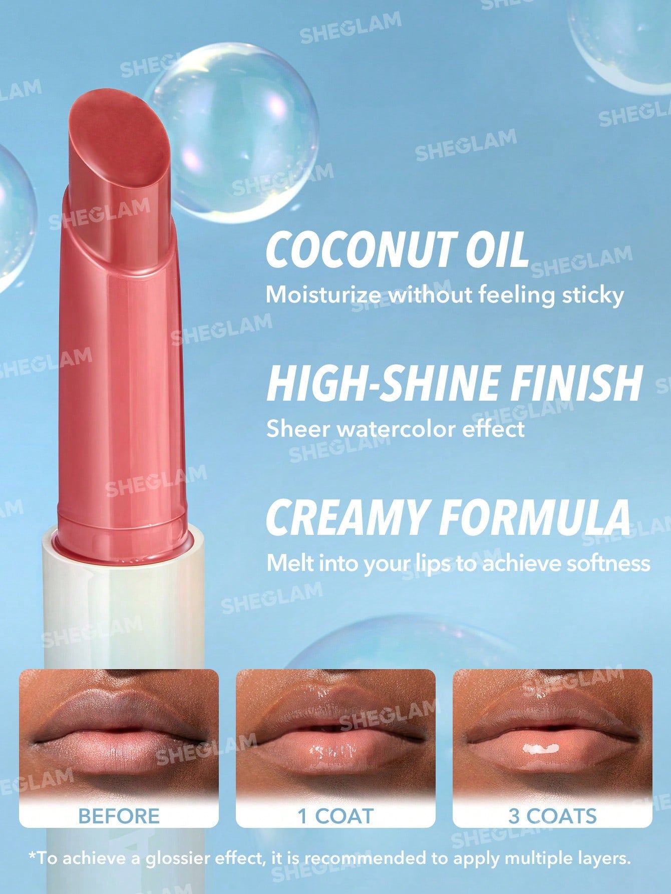 Блиск для губ POUT-PERFECT SHINE LIP PLUMPER-MAHOGANY MAGIC | SHEGLAM