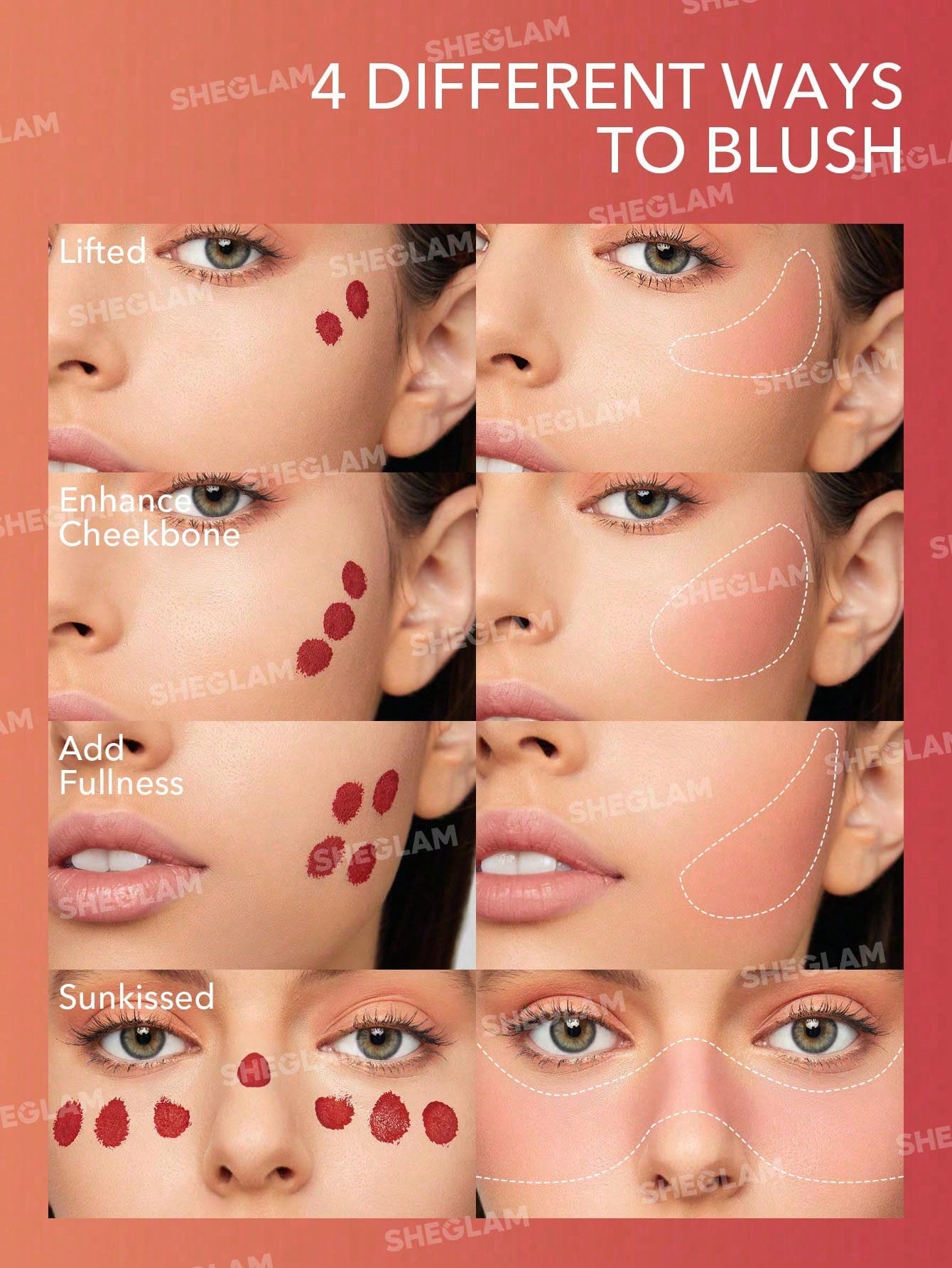 Рідкі рум'яна COLOR BLOOM LIQUID BLUSH MATTE FINISH-SWIPE RIGHT | SHEGLAM