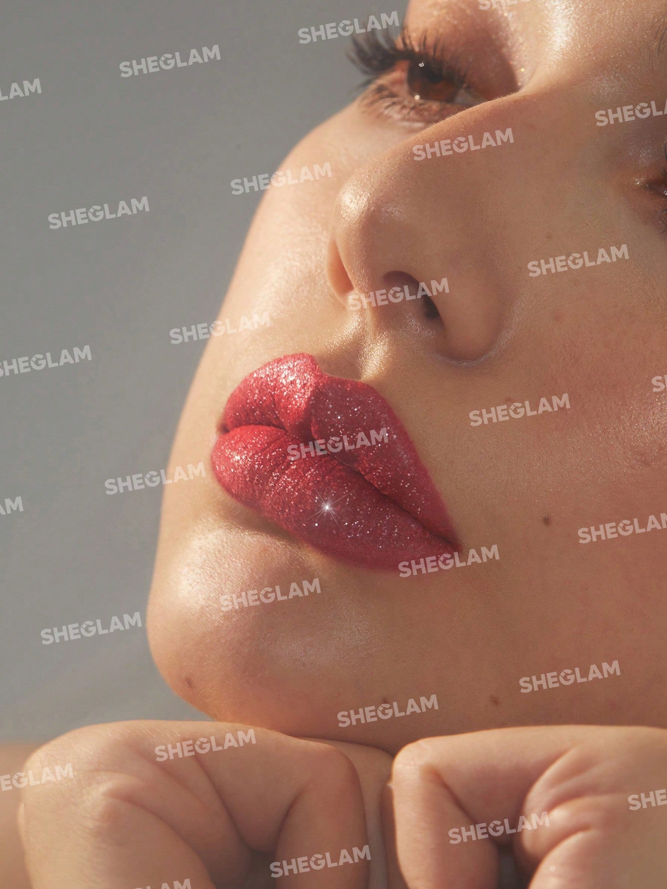 Набір для губ з гліттером - Sheglam lip dazzler glitter kit (RED CARPET)