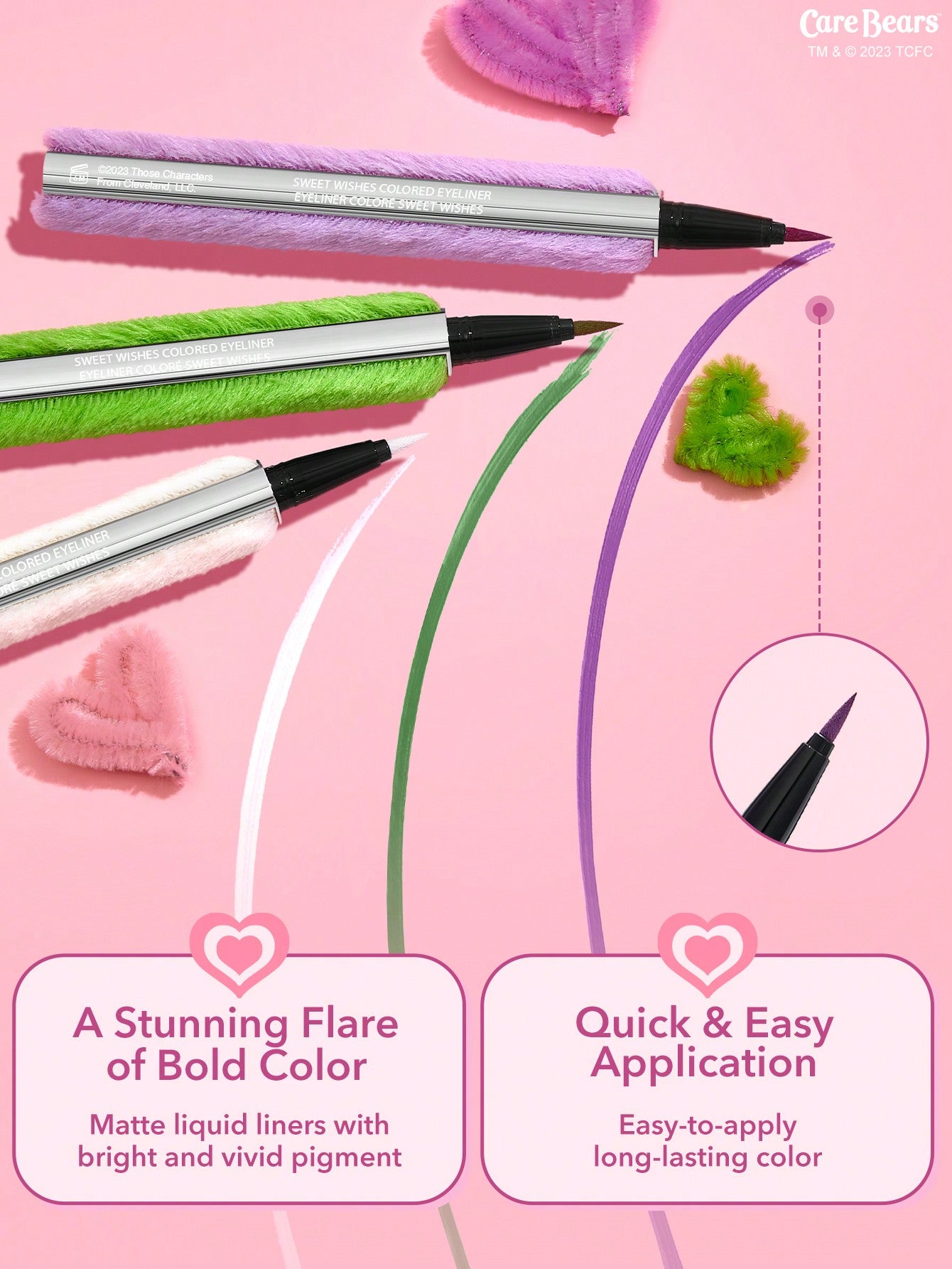 Підводка для очей CARE BEARS SWEET WISHES COLORED EYELINER-TRUE HEART | SHEGLAM