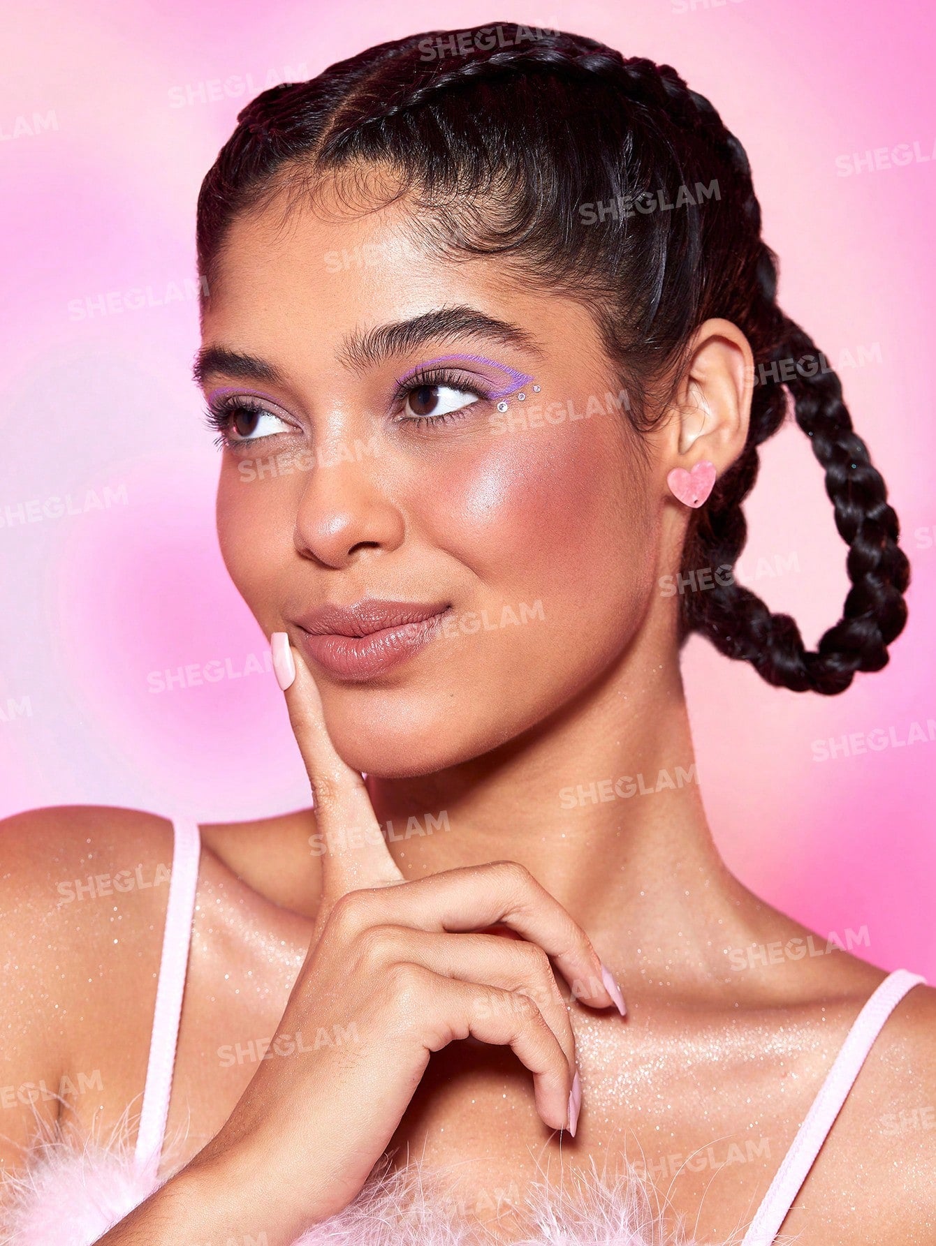 Хайлайтер X CARE BEARS CATCH SOME FUN HIGHLIGHTING PUFF-SPARKLE 4EVER | SHEGLAM