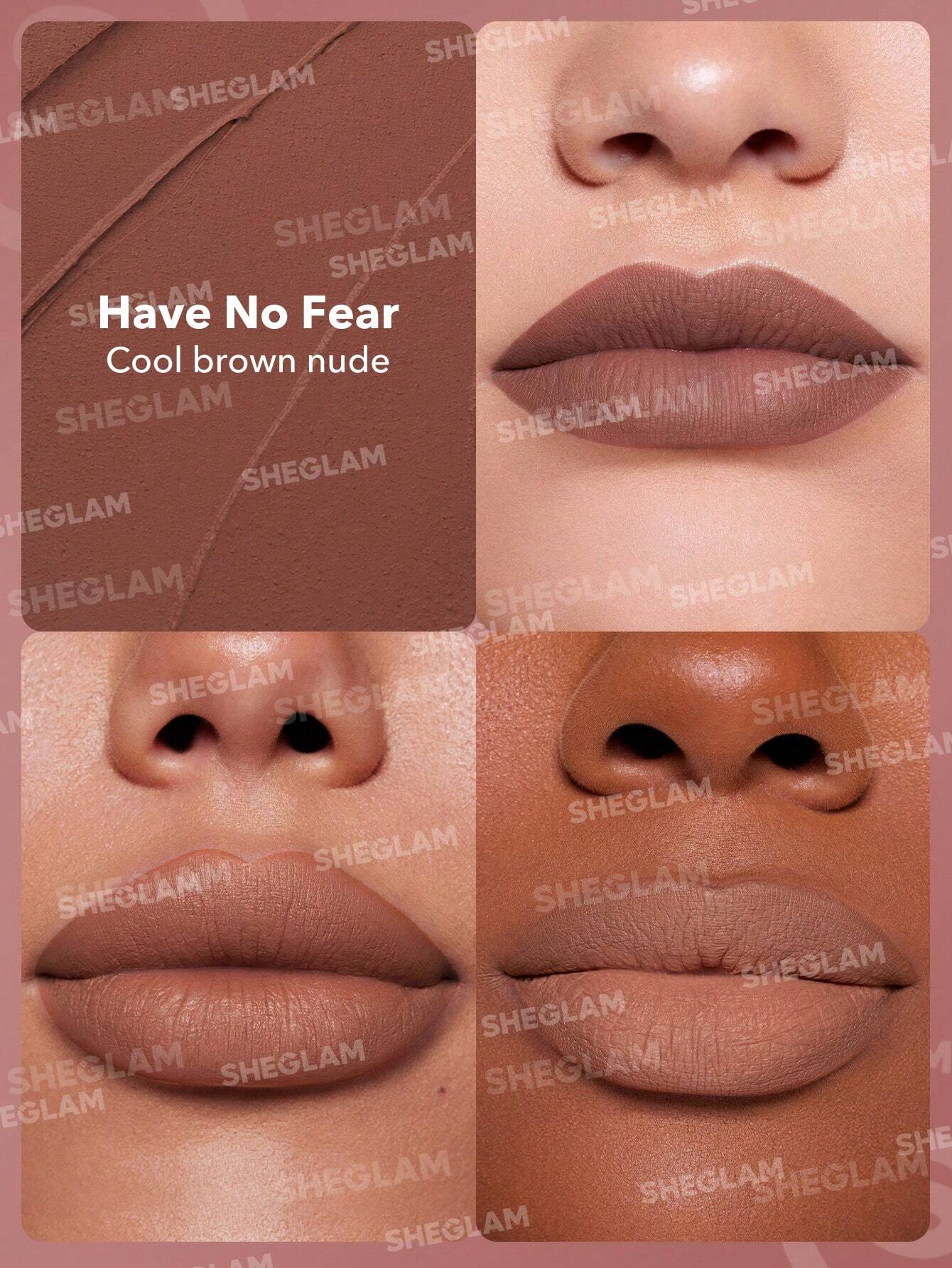 Помада Sheglam Dynamatte Boom Long-Lasting Matte Lipstick-Have No Fear