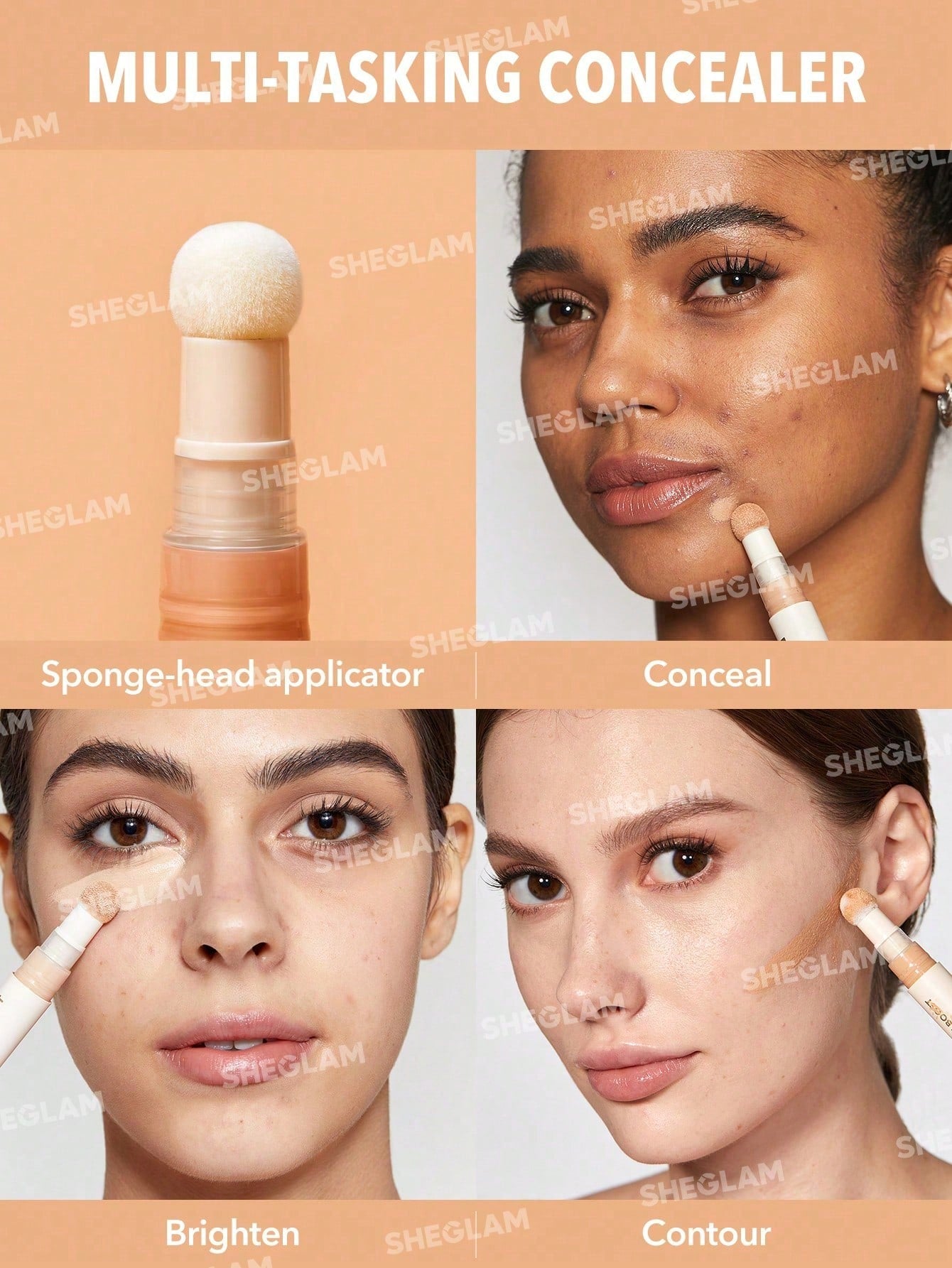 Консилер COMPLEXION BOOST CONCEALER-NUDE | SHEGLAM