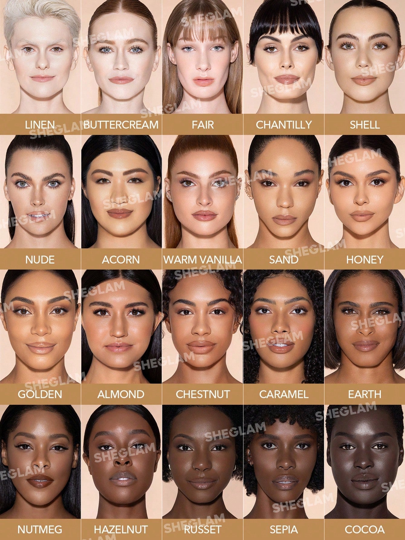 Консилер PERFECT SKIN HIGH COVERAGE CONCEALER-LINEN | SHEGLAM