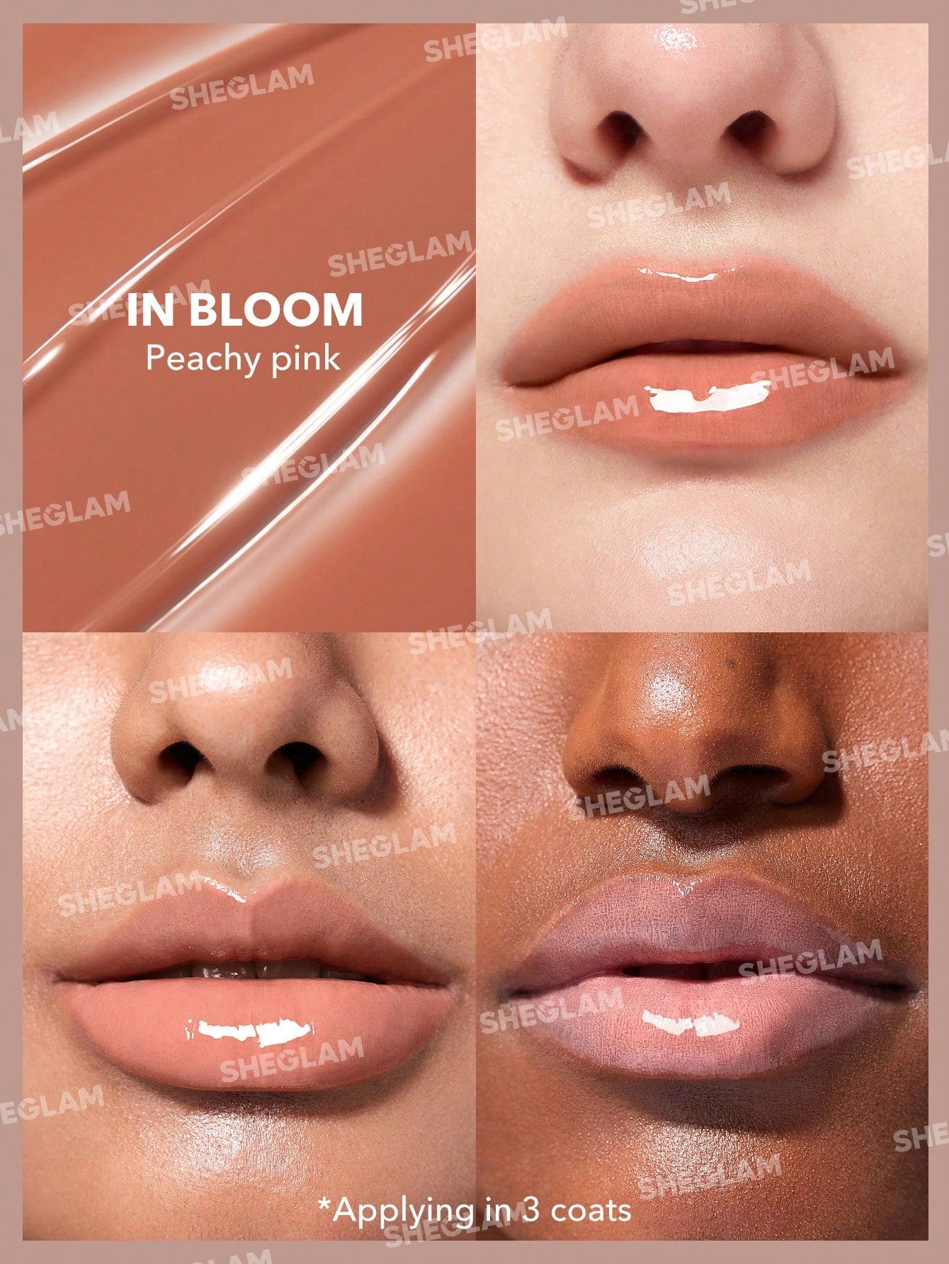 Блиск для губ POUT-PERFECT SHINE LIP PLUMPER-IN BLOOM | SHEGLAM
