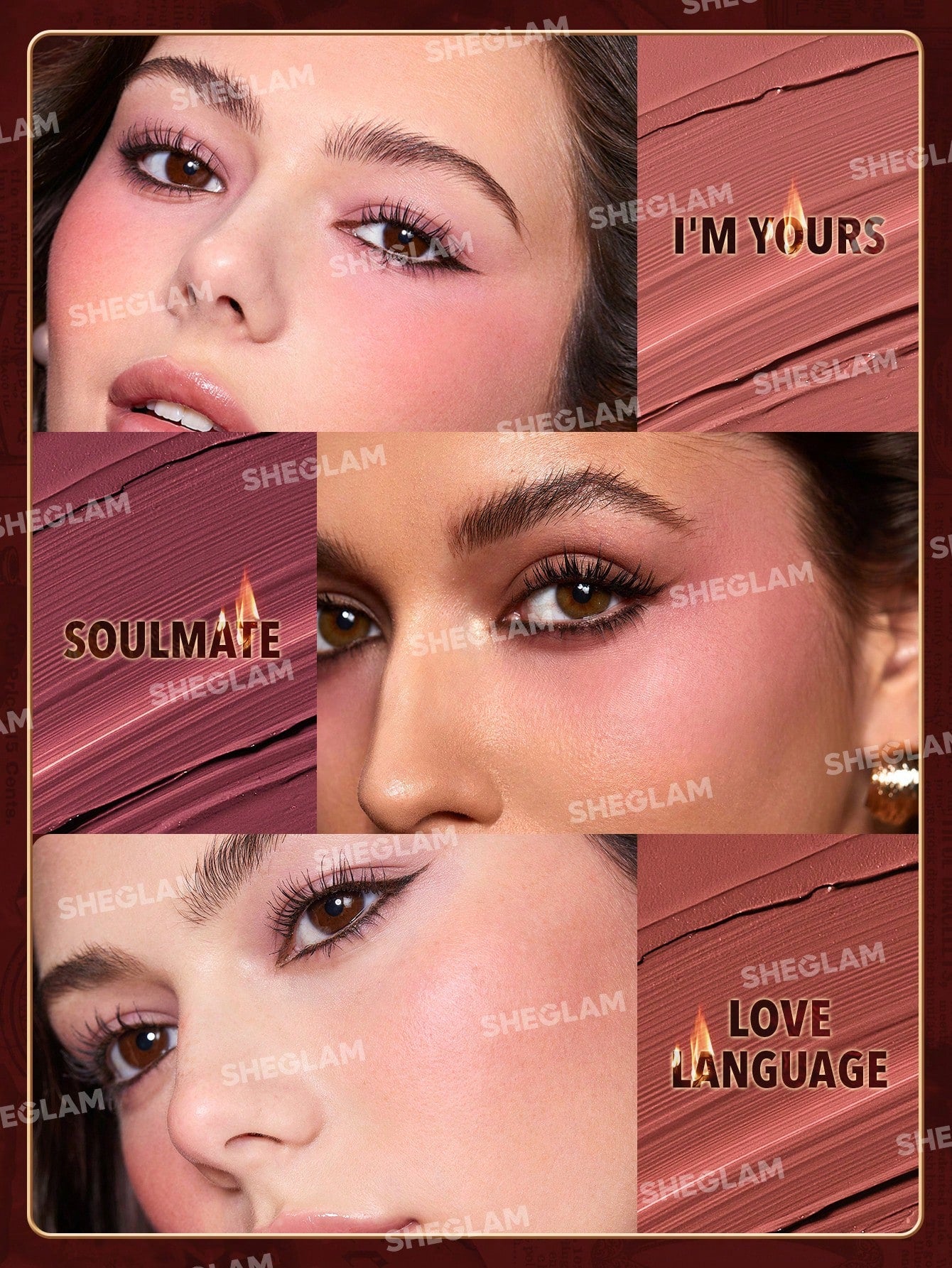 Лімітований набір косметики SHEGLAM Ember Rose collection