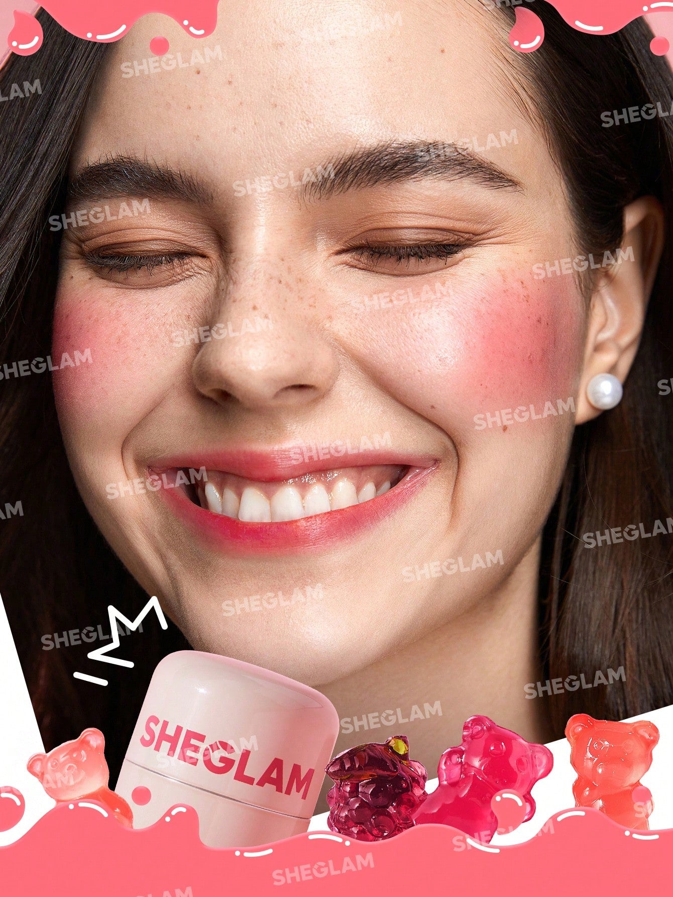 Желейні рум'яна SHEGLAM Jelly-Licious Hydrating Lip & Blush Tint-Howdy