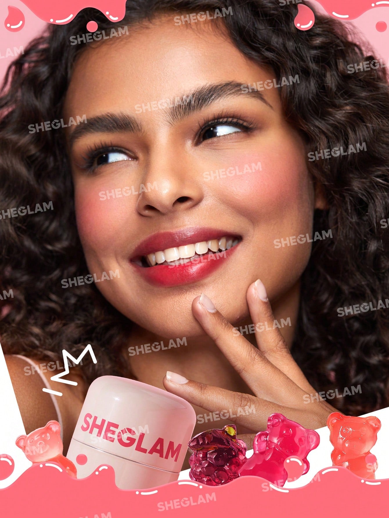 Желейні рум'яна SHEGLAM Jelly-Licious Hydrating Lip & Blush Tint-Howdy