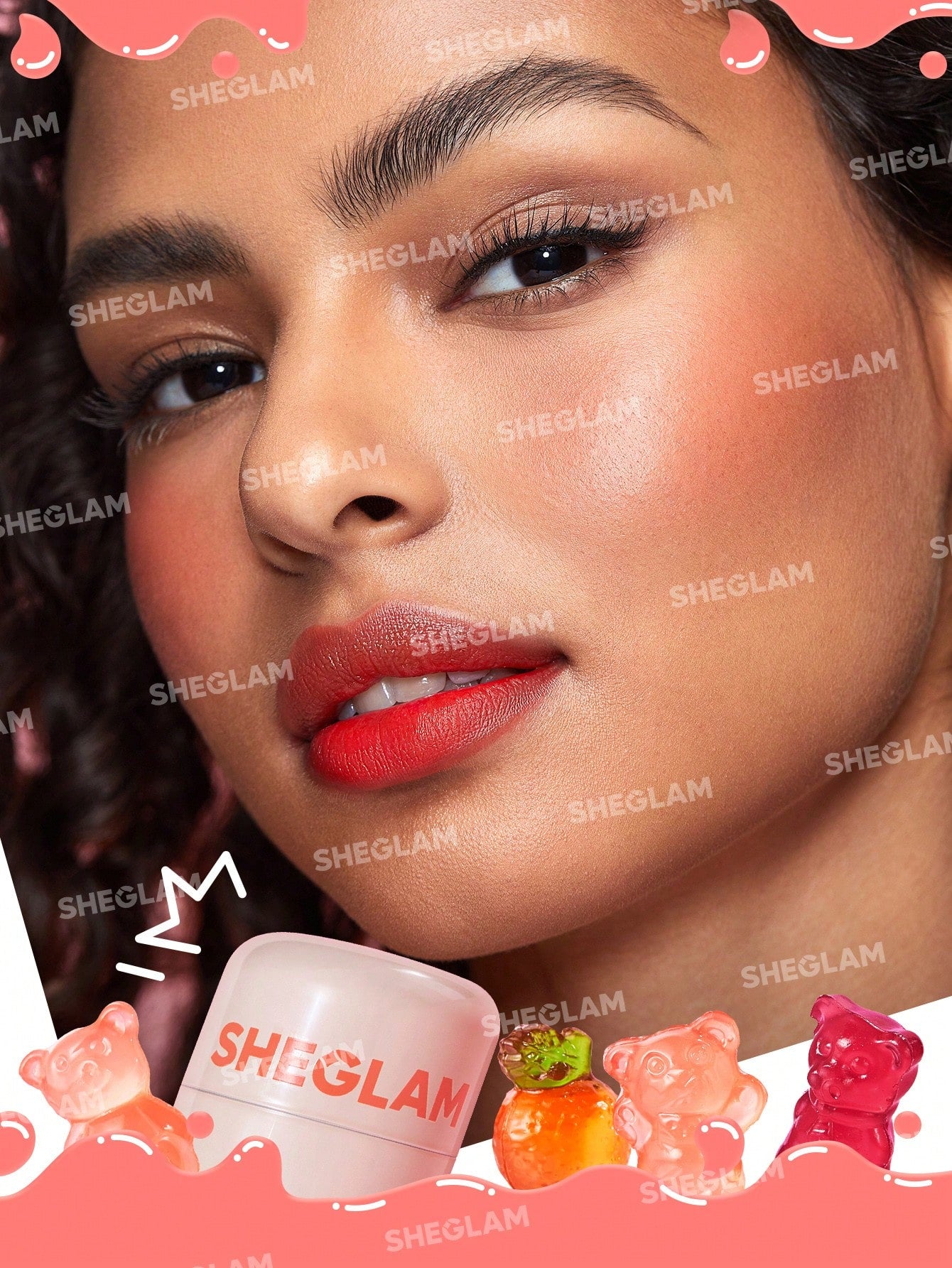 Желейні рум'яна SHEGLAM Jelly-Licious Hydrating Lip & Blush Tint-Ahoy