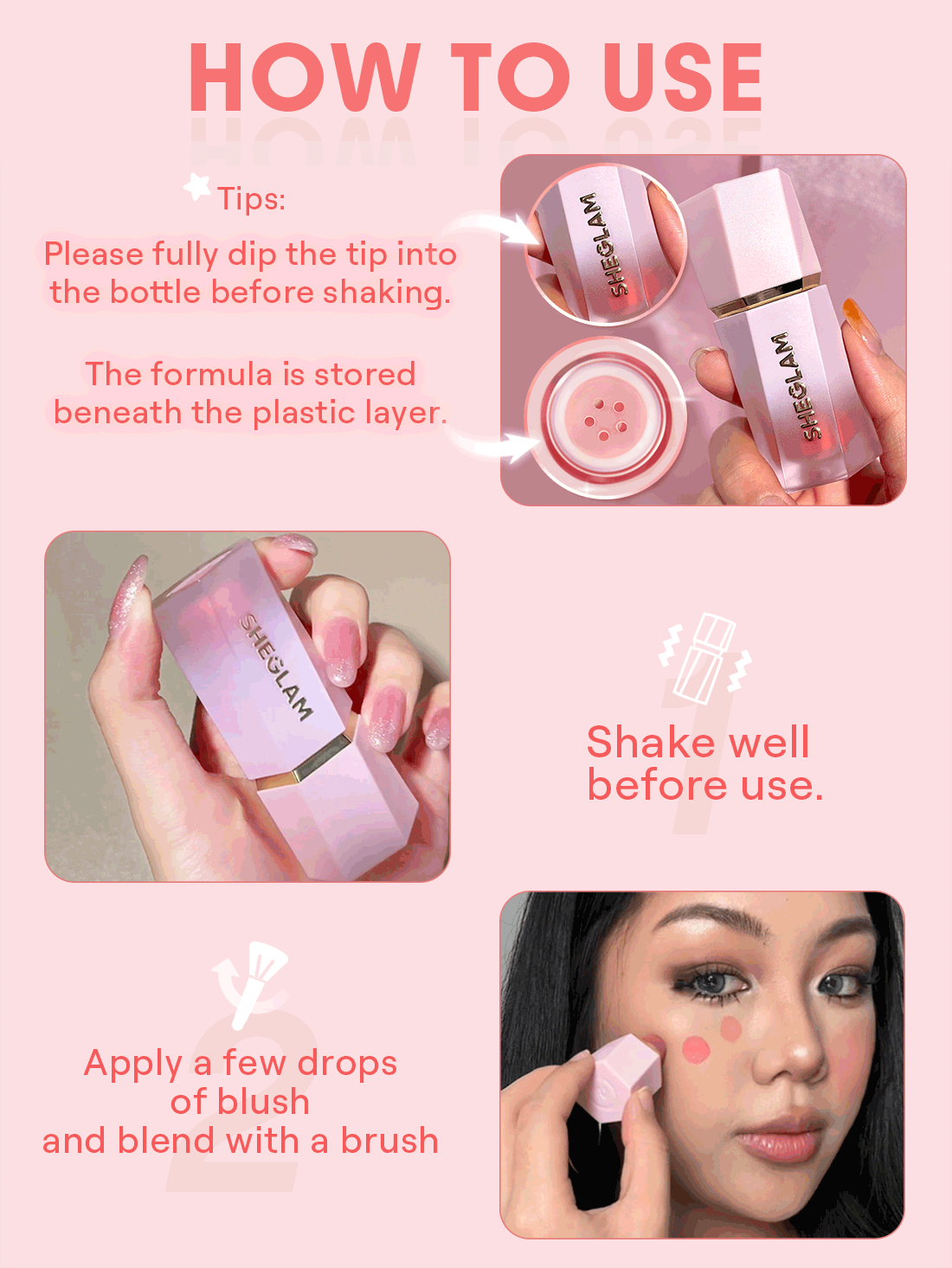 Рідкі рум'яна COLOR BLOOM LIQUID BLUSH MATTE FINISH-RISKY BUSINESS | SHEGLAM