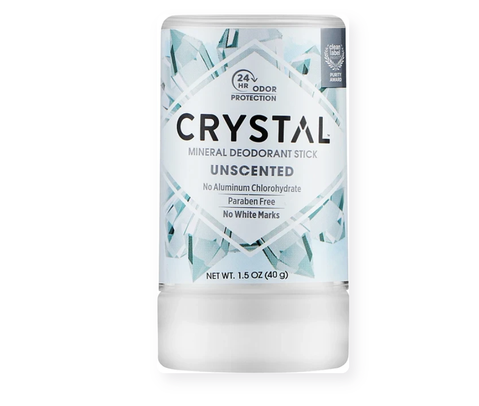 Мінеральний дезодорант-стік, без запаху, CRYSTAL 40 г