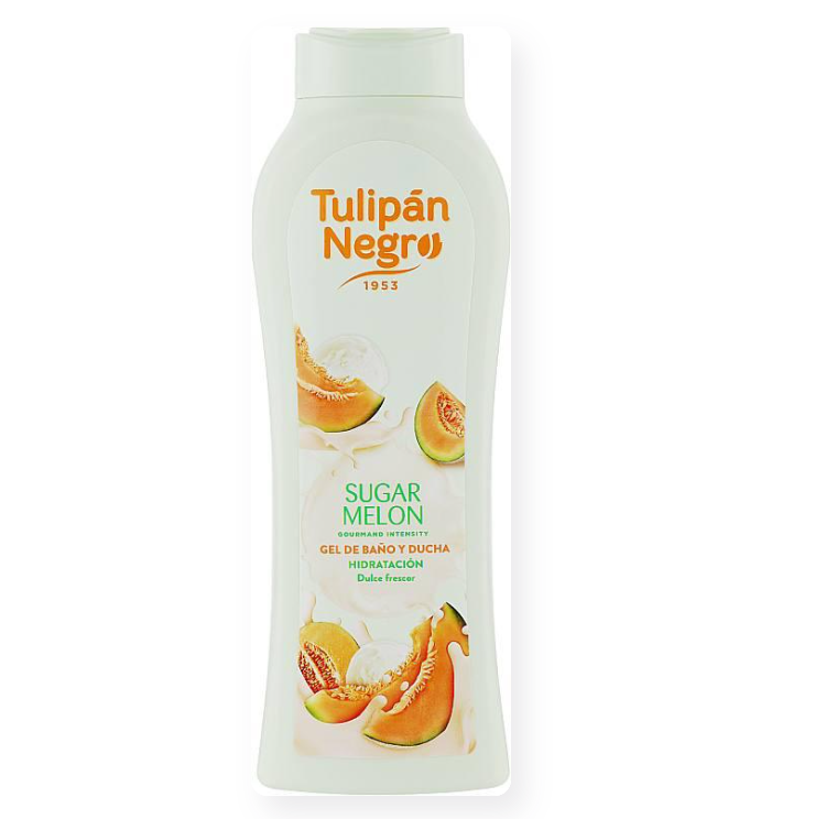Гель для душу "Цукрова диня" Tulipan Negro Shower Gel, 650 мл