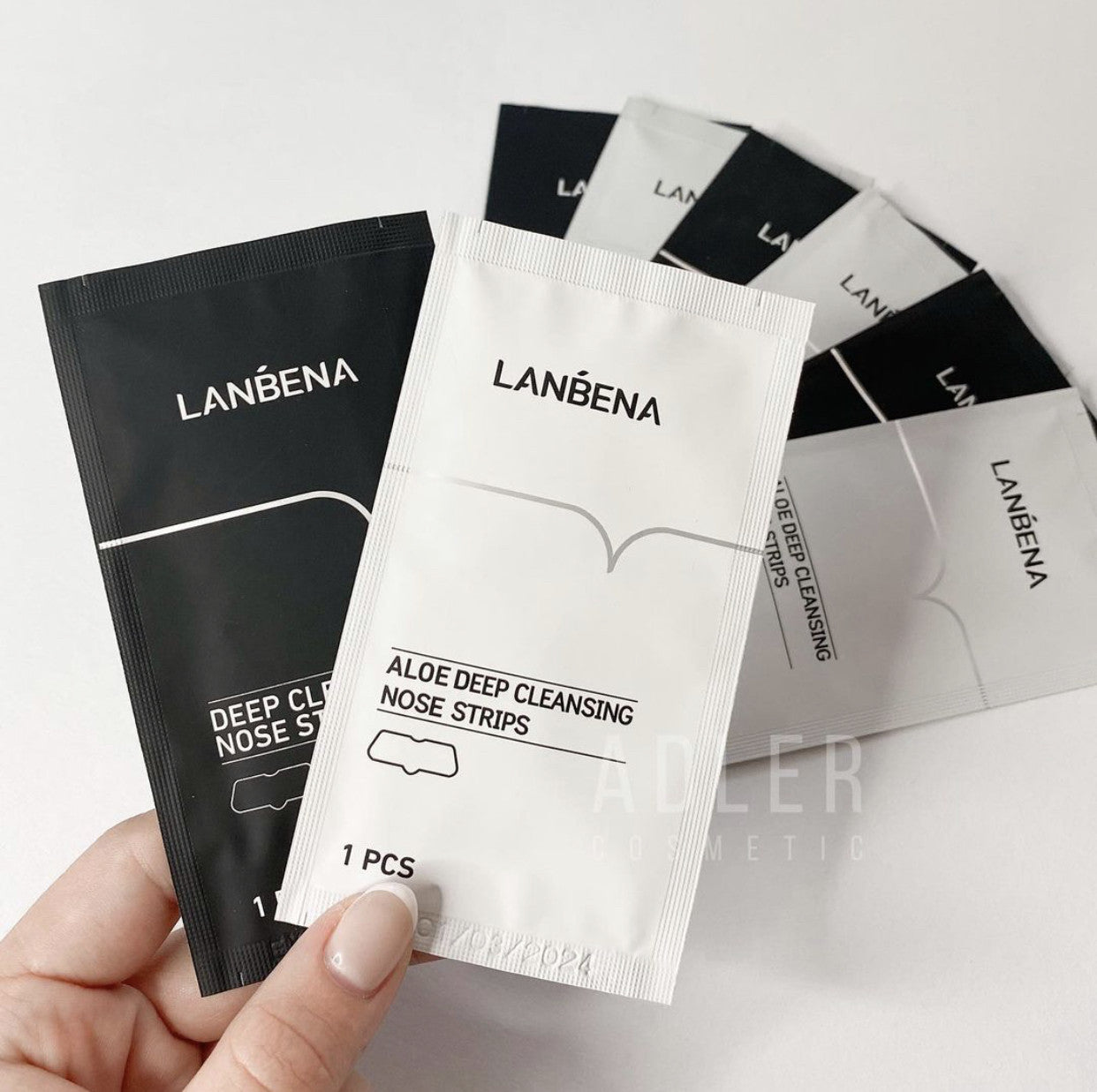 Смужка-пластир Lanbena Deep Cleansing Nose Strips для носа від чорних крапок