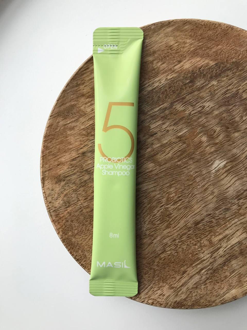 Шампунь для відновлення ph-балансу з яблучним оцтом Masil 5 Probiotics Apple Vinegar Shampoo, 8 мл