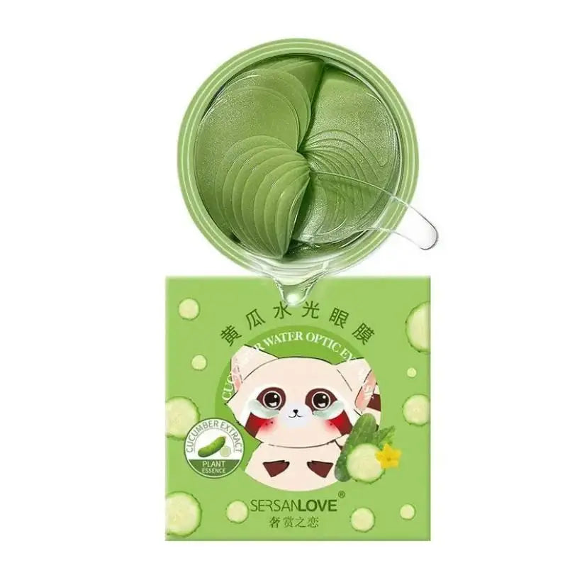 Гідрогелеві патчі під очі з екстрактом огірка SERSAN LOVE Сucumber Water Optic Eye Mask