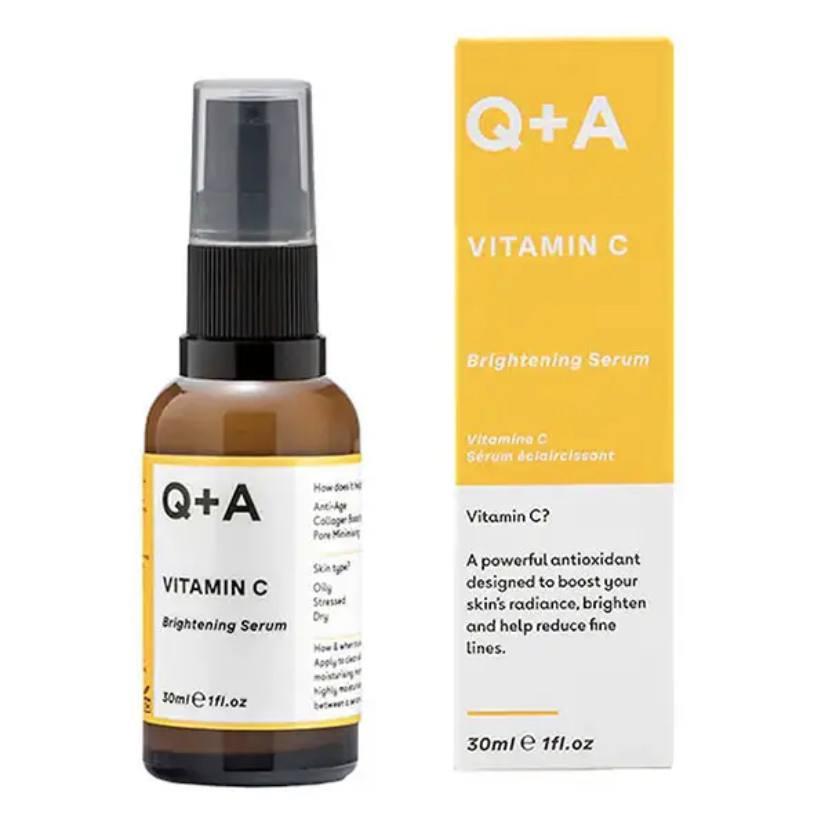 Освітлювальна сироватка для обличчя Q+A Vitamin C Brightening Serum, 30 мл