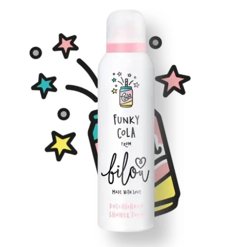 Пінка для душу «Шипуча кола» Bilou Funky Cola Shower Foam, 200 мл