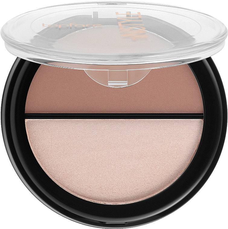 Хайлайтер та контуринг для обличчя (03) Topface Instyle Highlighter Powder Contour