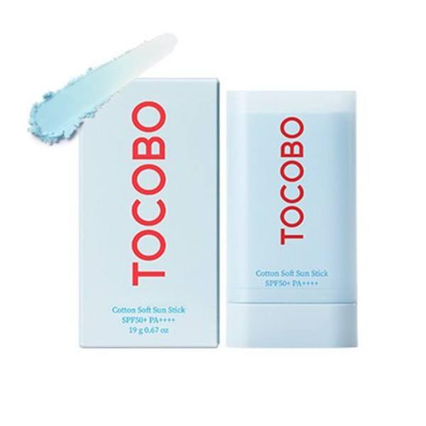 Сонцезахисний крем для обличчя у стіку Tocobo Cotton Soft Sun Stick SPF50+ PA++++, 19g
