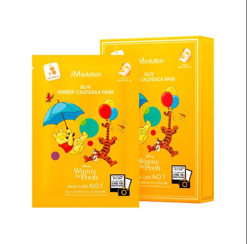 Тканинна маска для обличчя з календулою JMsolution Disney Collection Selfie Barrier Calendula Mask, 30мл