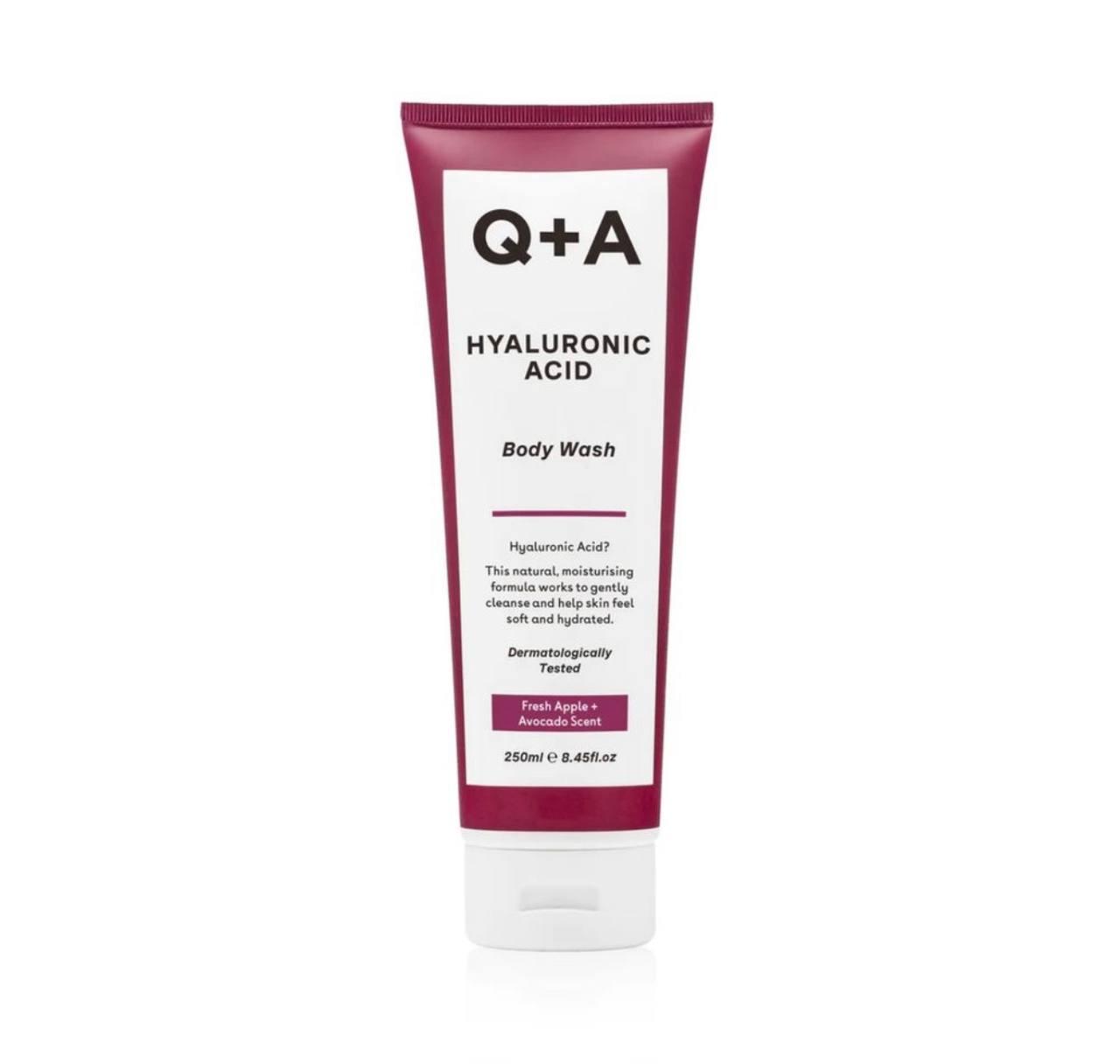 Очищуючий гель для тіла з гіалуроновою кислотою Q+A Hyaluronic Acid Body Wash 250ml