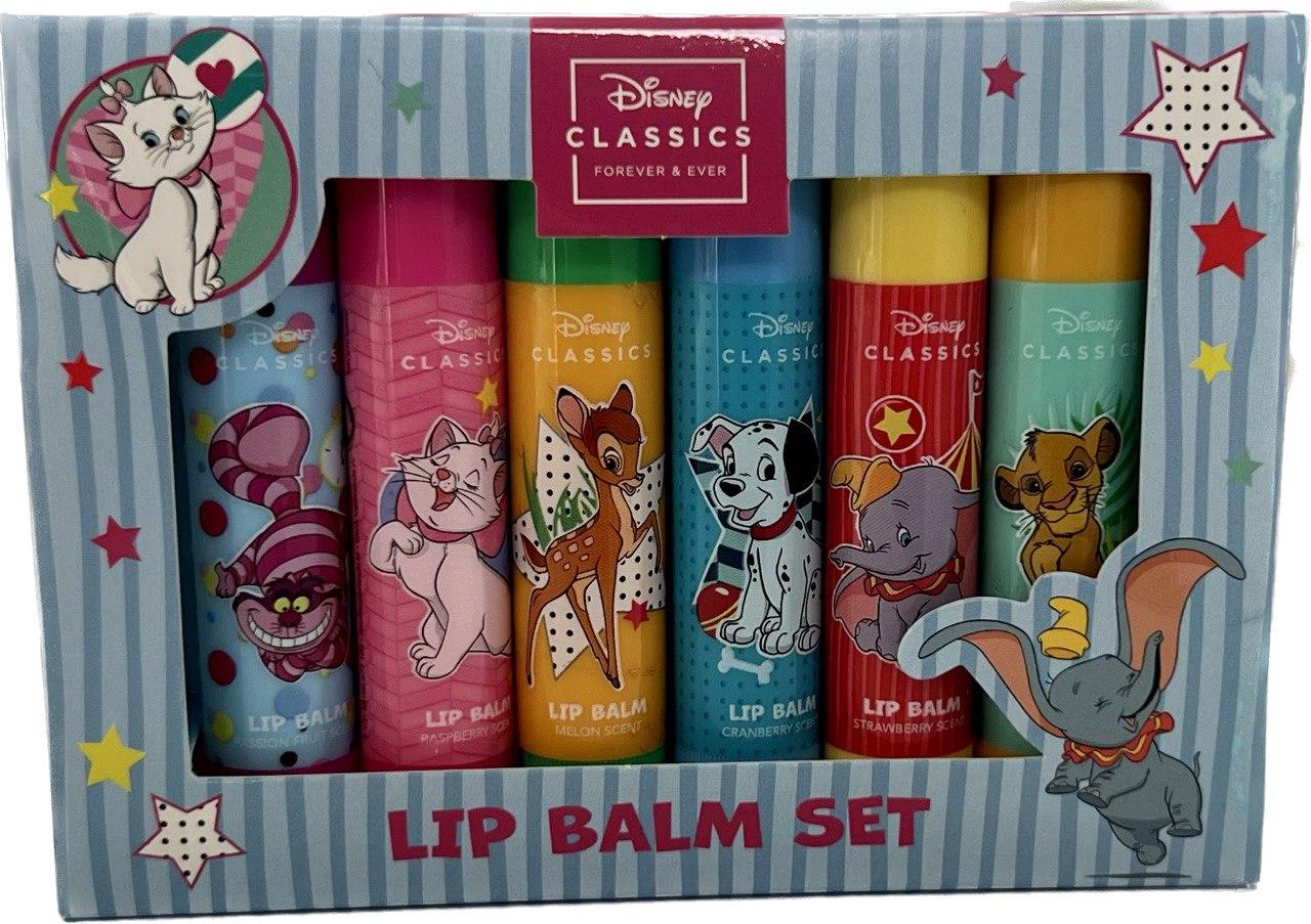 Набір бальзамів для губ Disney Forever & Ever, 6 шт