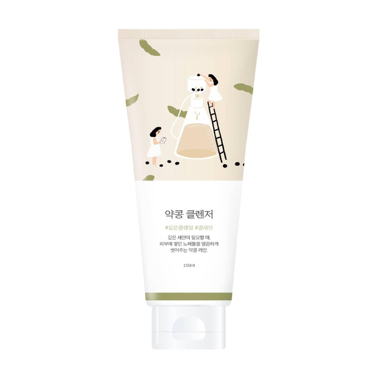 Пінка для обличчя з екстрактом чорних соєвих бобів ROUND LAB Soybean Сleanser 150 ml