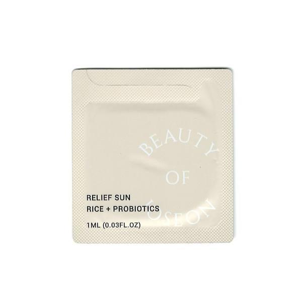 (пробник) Сонцезахисний крем для обличчя Beauty of Joseon Relief Sun Rice Probiotics - SPF50+/PA++++, 1 ml