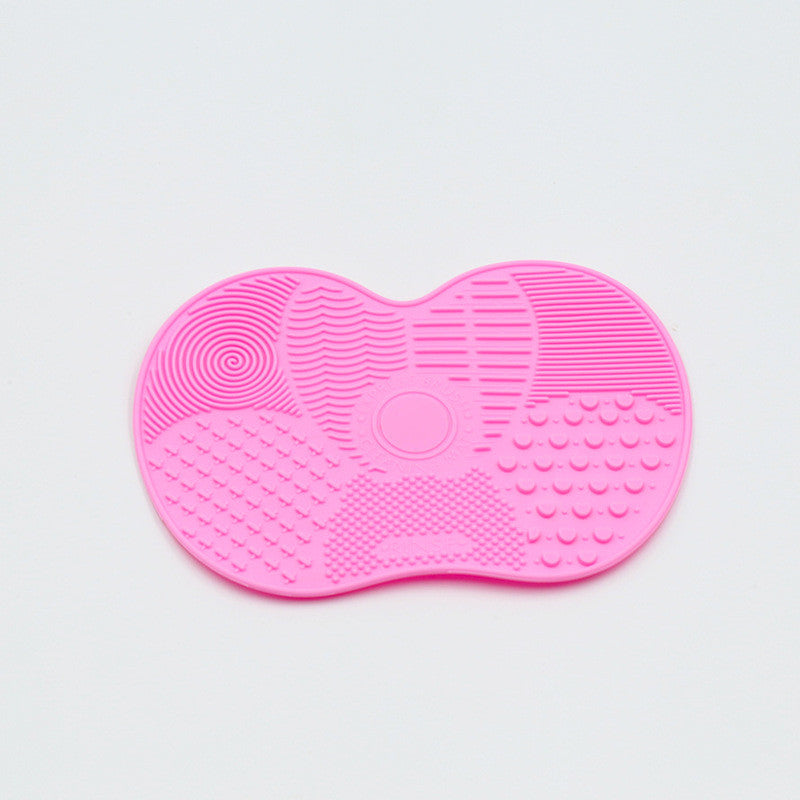 Силіконовий килимок для чищення пензликів (рожевий)