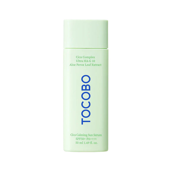 Сонцезахисна сироватка для чутливої та схильної до акне шкіри, TOCOBO CICA CALMING SUN SERUM 50ML SPF5 50 мл