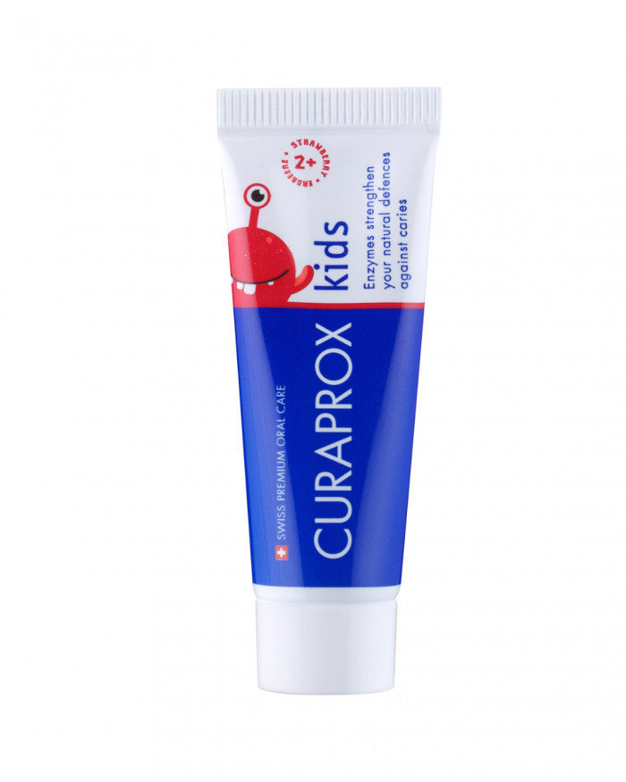 Зубна паста дитяча kids (полуниця), Curaprox 10 мл
