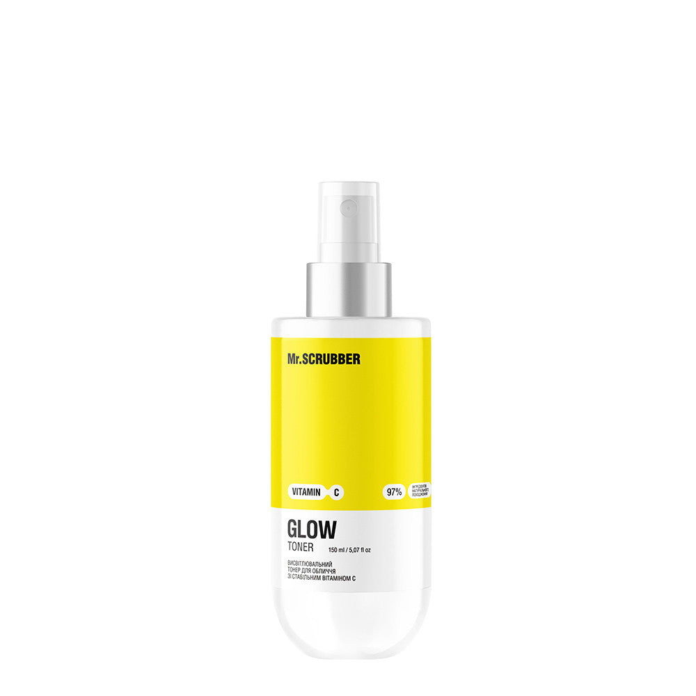 Висвітлювальний тонер для обличчя Glow Vitamin C зі стабільним вітаміном С Mr.SCRUBBER