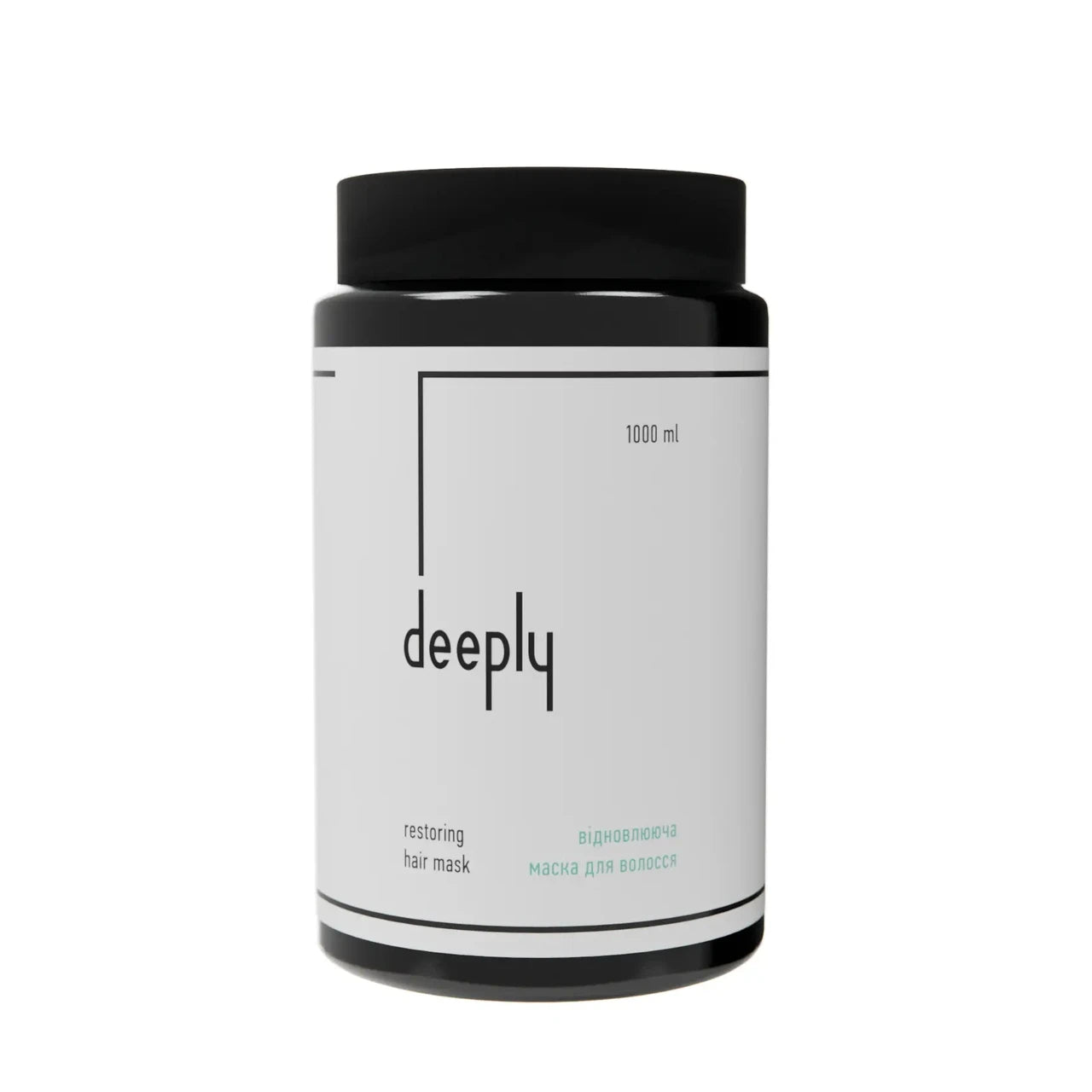 Відновлююча маска для волосся deeply restoring hair mask 1000 мл