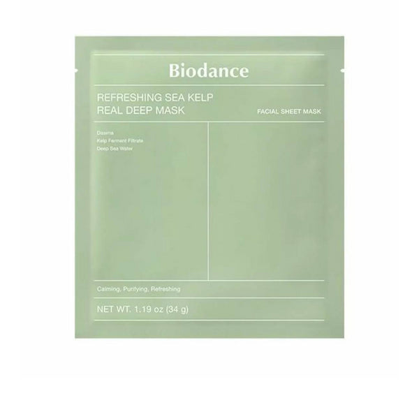 Гідрогелева освіжаюча маска з морської водорості, BIODANCE Refreshing Sea Kelp Real Deep Mask
