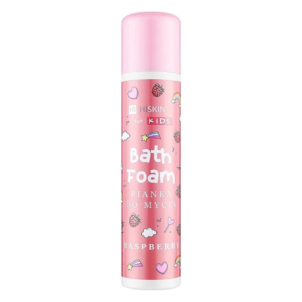 Дитяча очищувальна пінка-мус для душу “Малина” HiSkin Kids, 250 ml