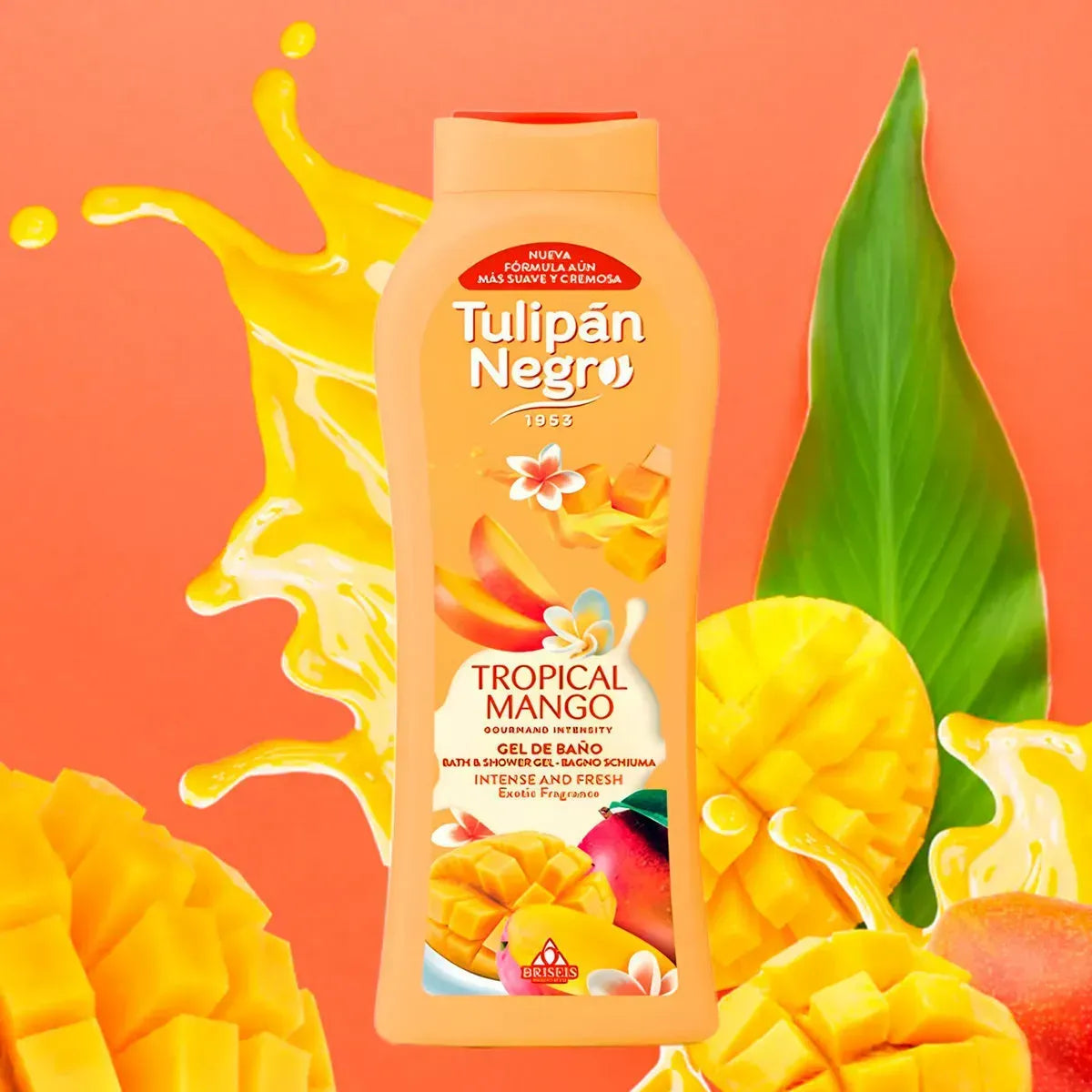 Гель для душу "Тропічне манго" Tulipan Negro Tropical Mango Bath & Shower Gel
