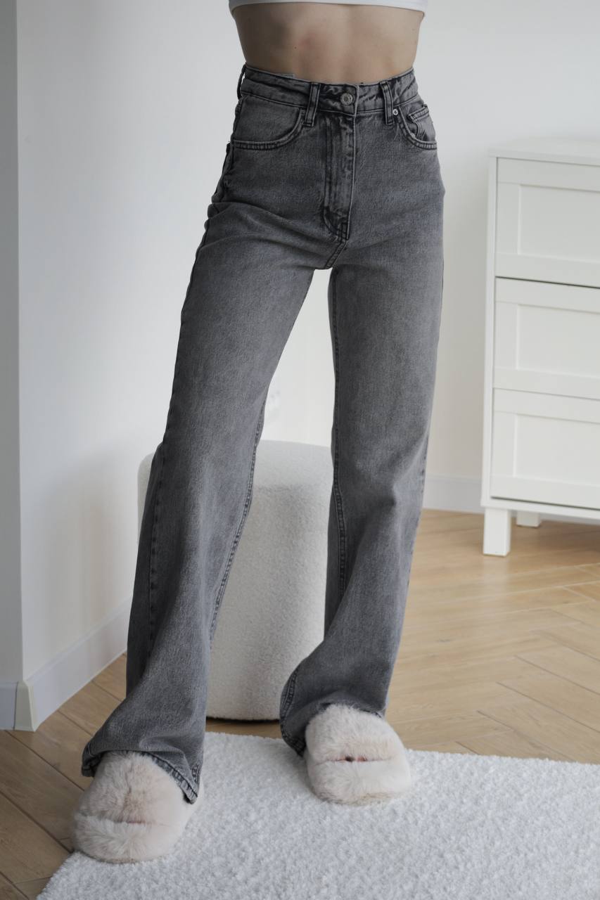 Джинси вінтажні, сірі