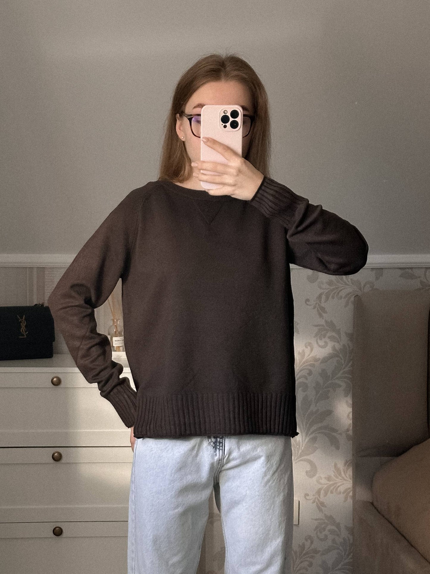 Джемпер One Size з прорізом знизу
