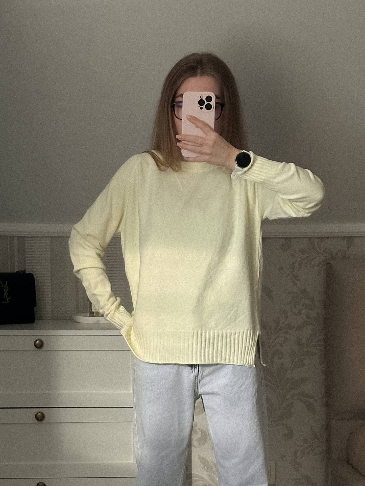 Джемпер One Size з прорізом знизу