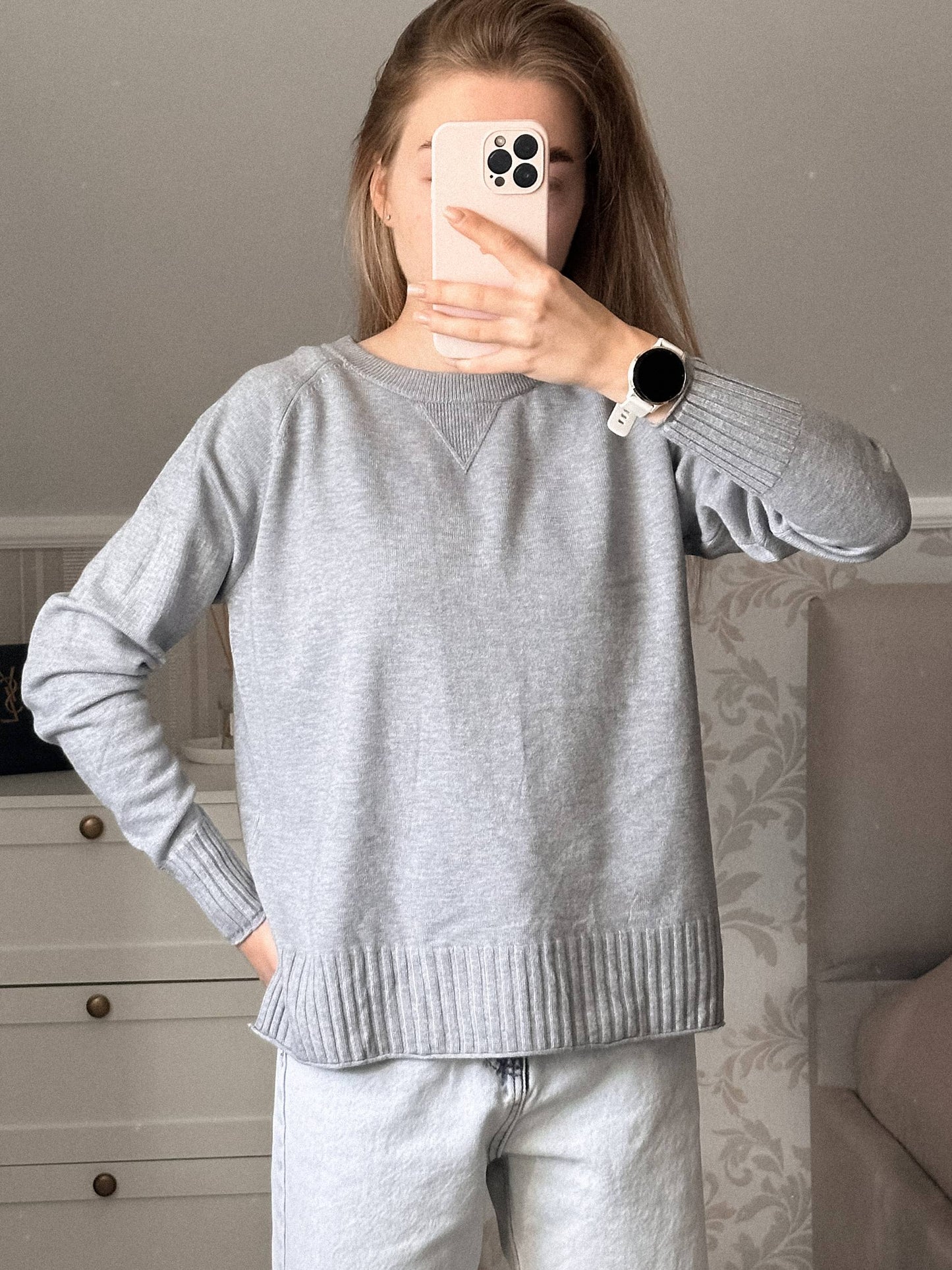 Джемпер One Size з прорізом знизу