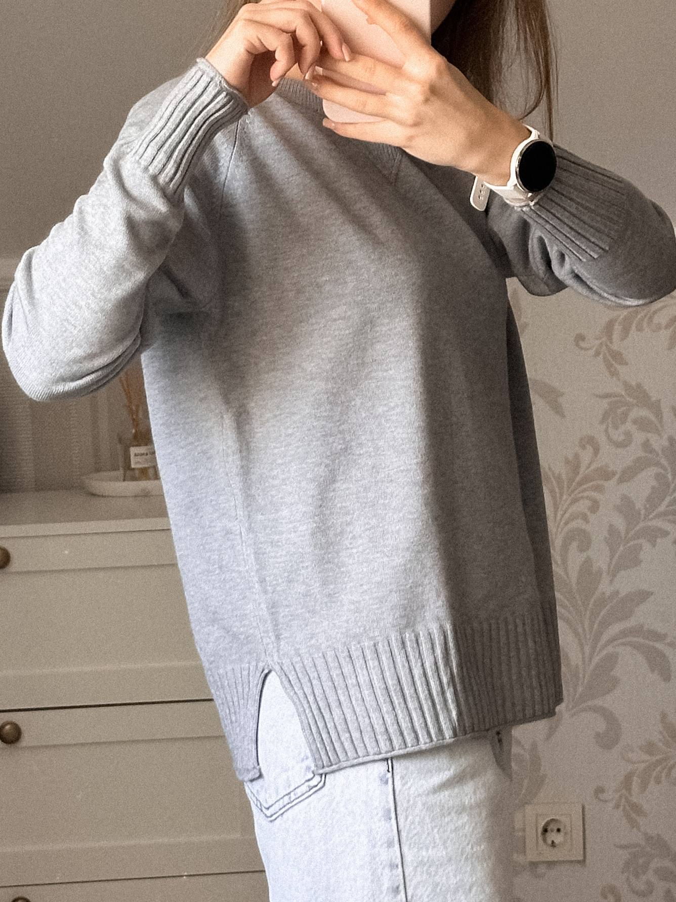 Джемпер One Size з прорізом знизу