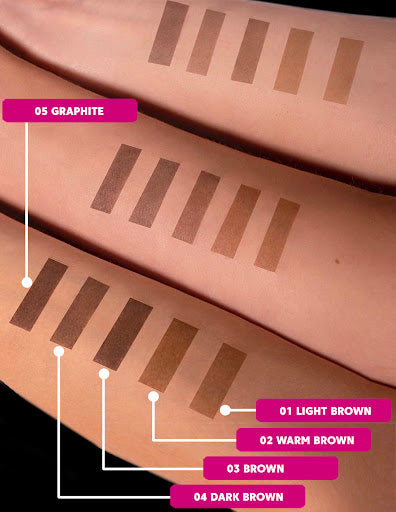 Фарба для брів Zola (02) Warm Brown 5мл + окислювач 5 мл