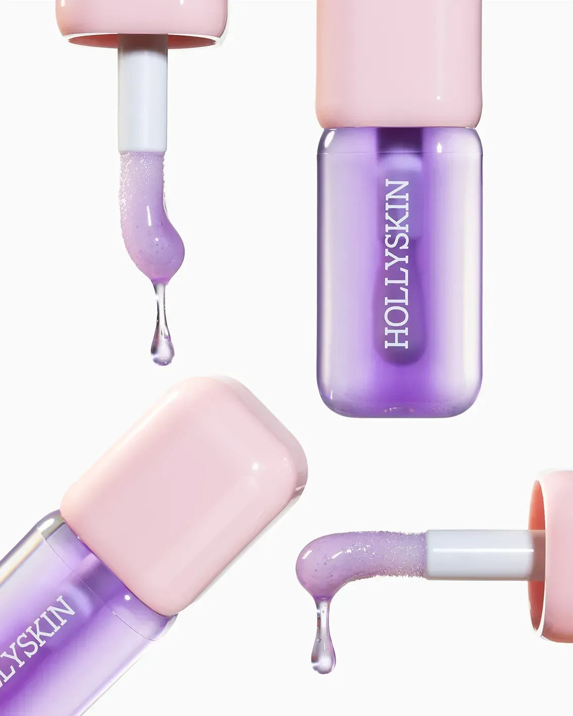 Зволожувальна олія для губ HOLLYSKIN So Lips. Peptide Lip Oil 005. Grape Rush