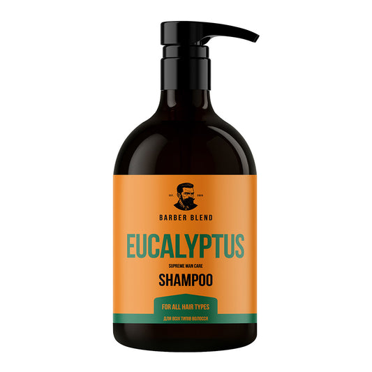 Шампунь для всіх типів волосся чоловічий Eucalyptus BARBER BLEND 500 мл
