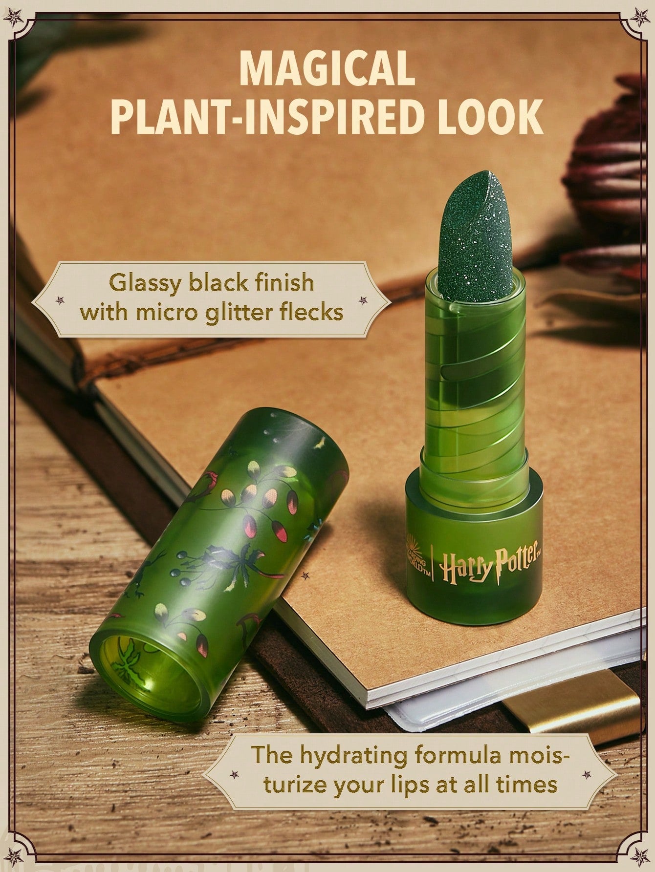 Помада глітерна HARRY POTTER™ GIFTED HERBOLOGIST GLITTER LIPSTICK | SHEGLAM