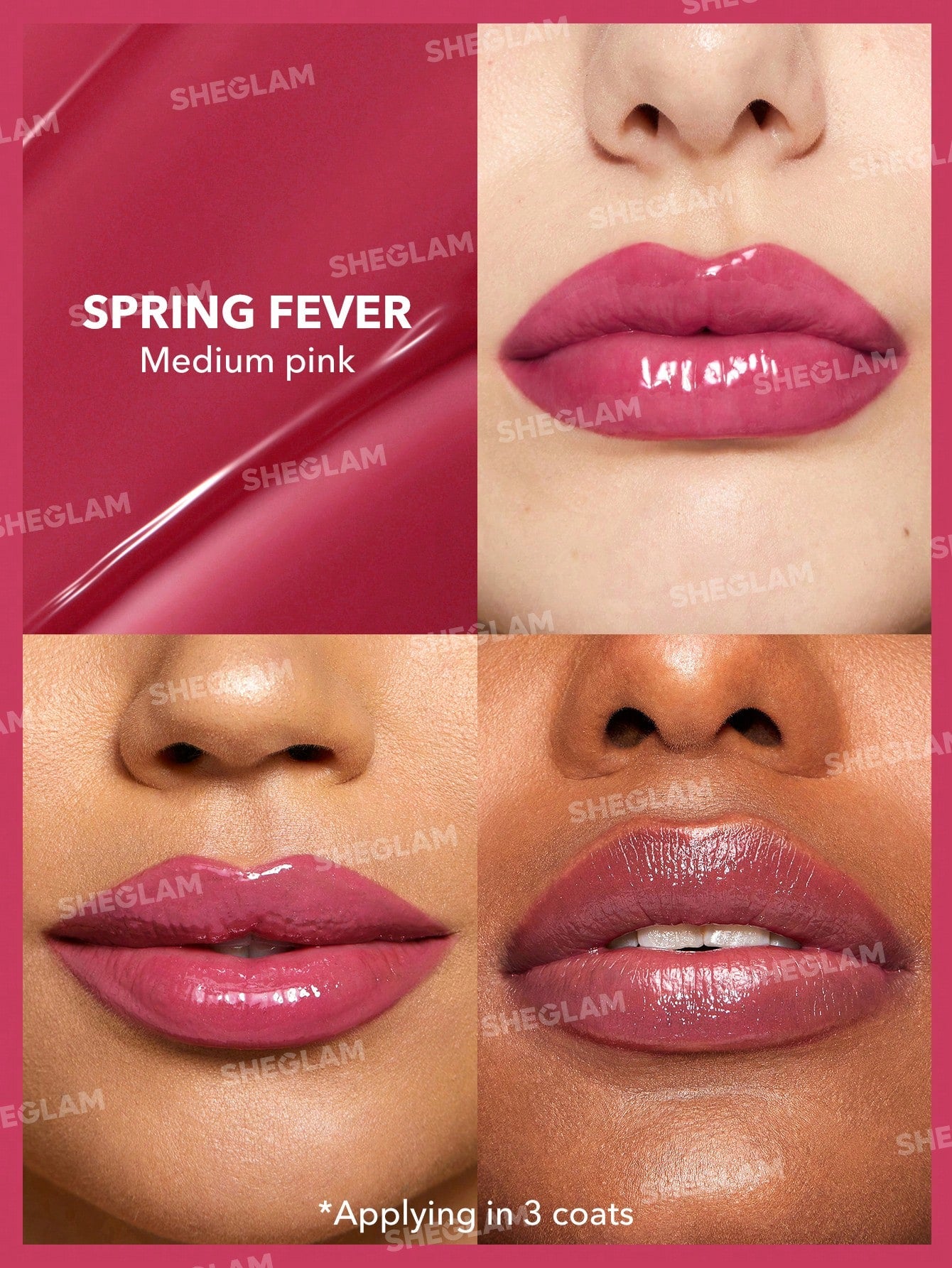Блиск для губ POUT-PERFECT SHINE LIP PLUMPER-SPRING FEVER | SHEGLAM