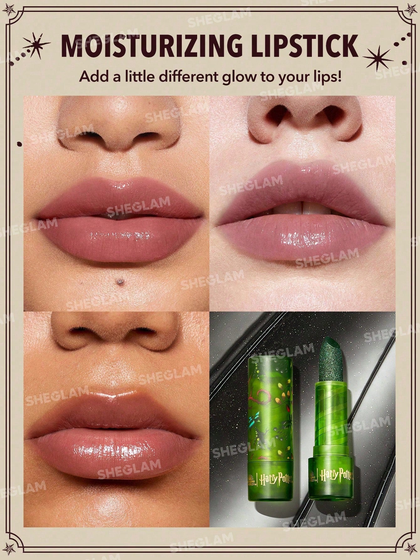 Помада глітерна HARRY POTTER™ GIFTED HERBOLOGIST GLITTER LIPSTICK | SHEGLAM